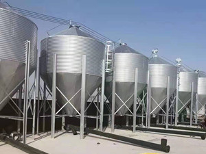 豬場(chǎng)飼料儲(chǔ)存料塔